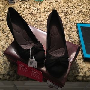 Dexflex comfort black wedge