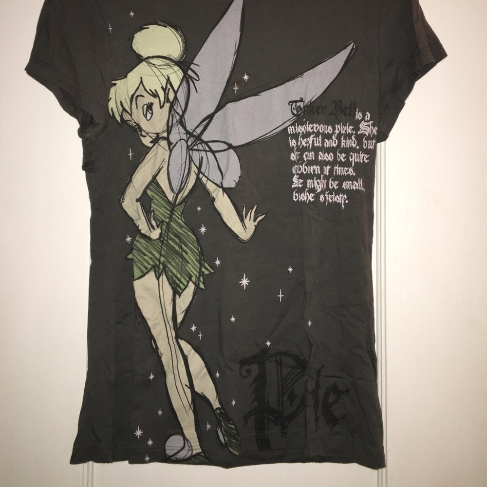 Gray TinkerBell t shirt
