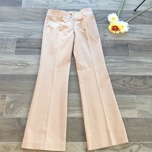 Bebe Tan Carly Fit Stretch Cotton Pants Size 6