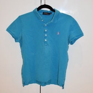 Bright blue Polo shirt💙