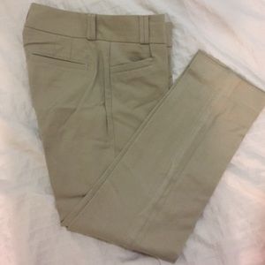 Banana Republic Sloan Fit Khaki Crop Pant