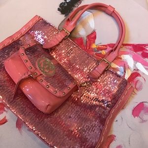 PRICE DROP!!! Sharif Designs tote & clutch