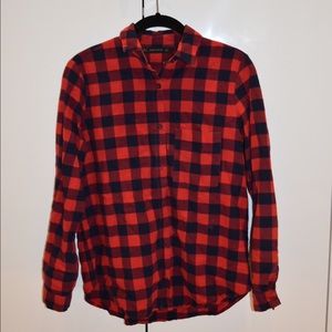 Zara plaid button down shirt