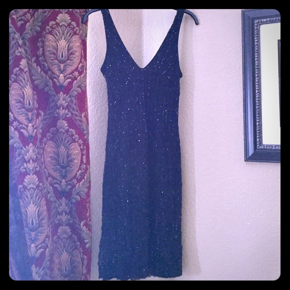 Lovely little black Ralph Lauren sparkle dress.