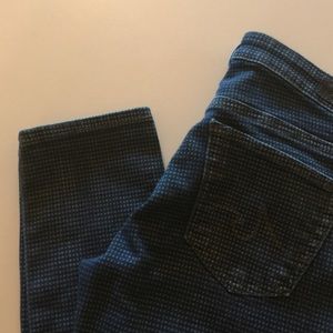 AG patterned dot super skinny ankle denim
