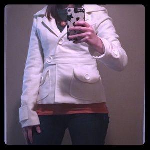 White Pea Coat