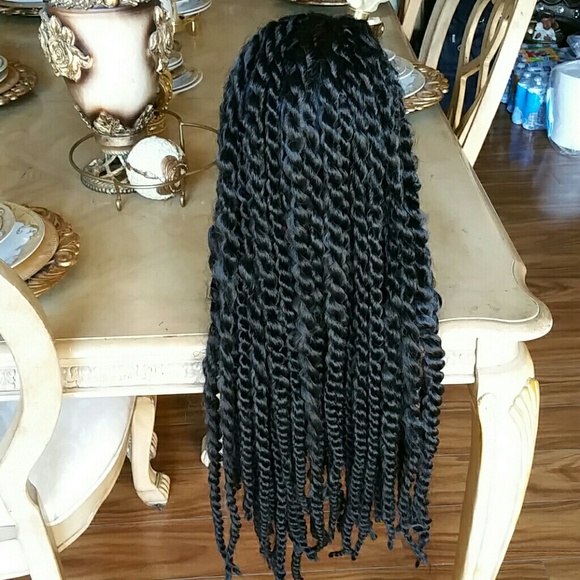 Braid Lace Front Wig 24-28 inches display picture 1