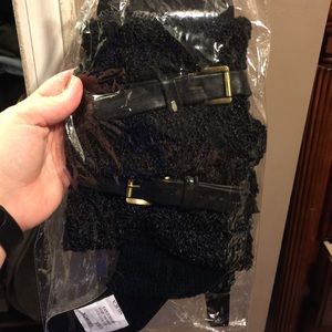 Black boot covers new