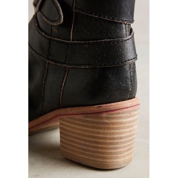 Anthropologie Kelsi Dagger Black Ankle Boots - Picture 3 of 4