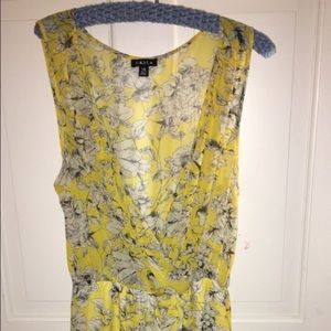 Yellow floral romper