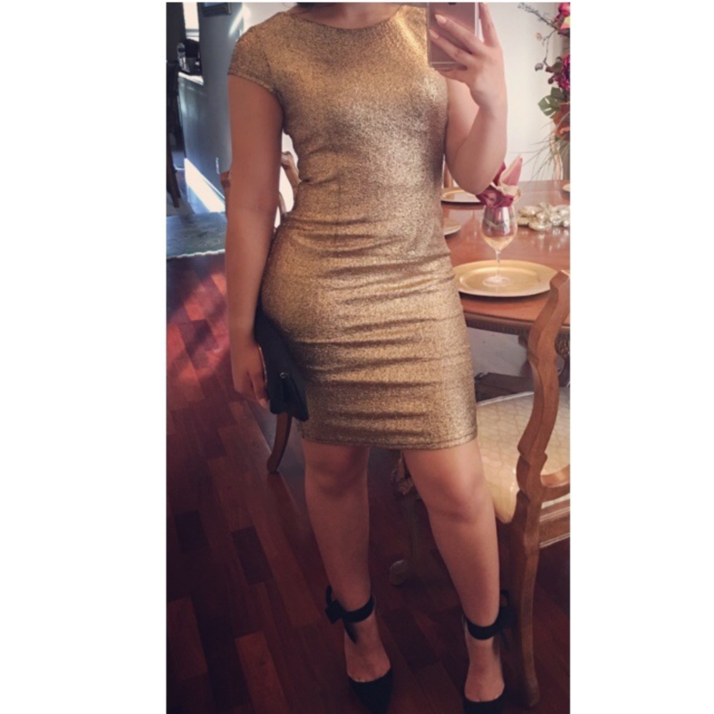 Sparkly Gold Dress