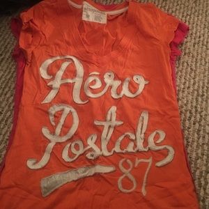 Short sleeve V-neck tees