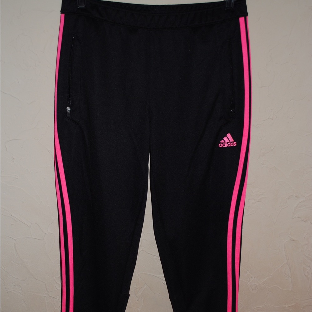 Neon pink Adidas track pant (soccer pant)