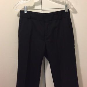 Black lined wool dress pant from Banana Republic