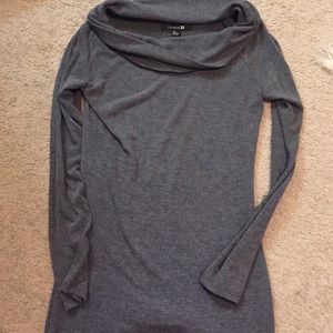Cowl neck tunic