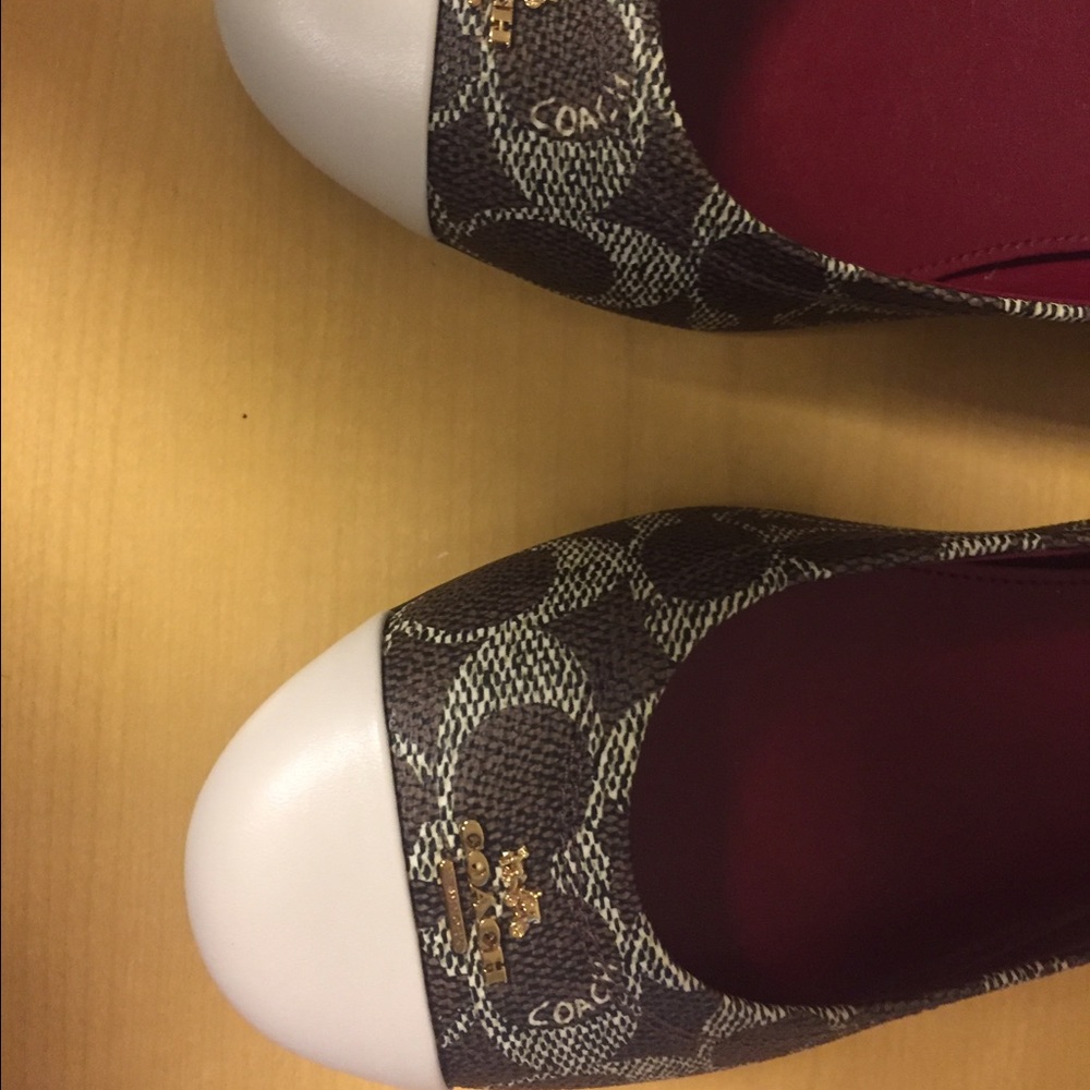 Coach leather signature flats - Picture 3 of 4