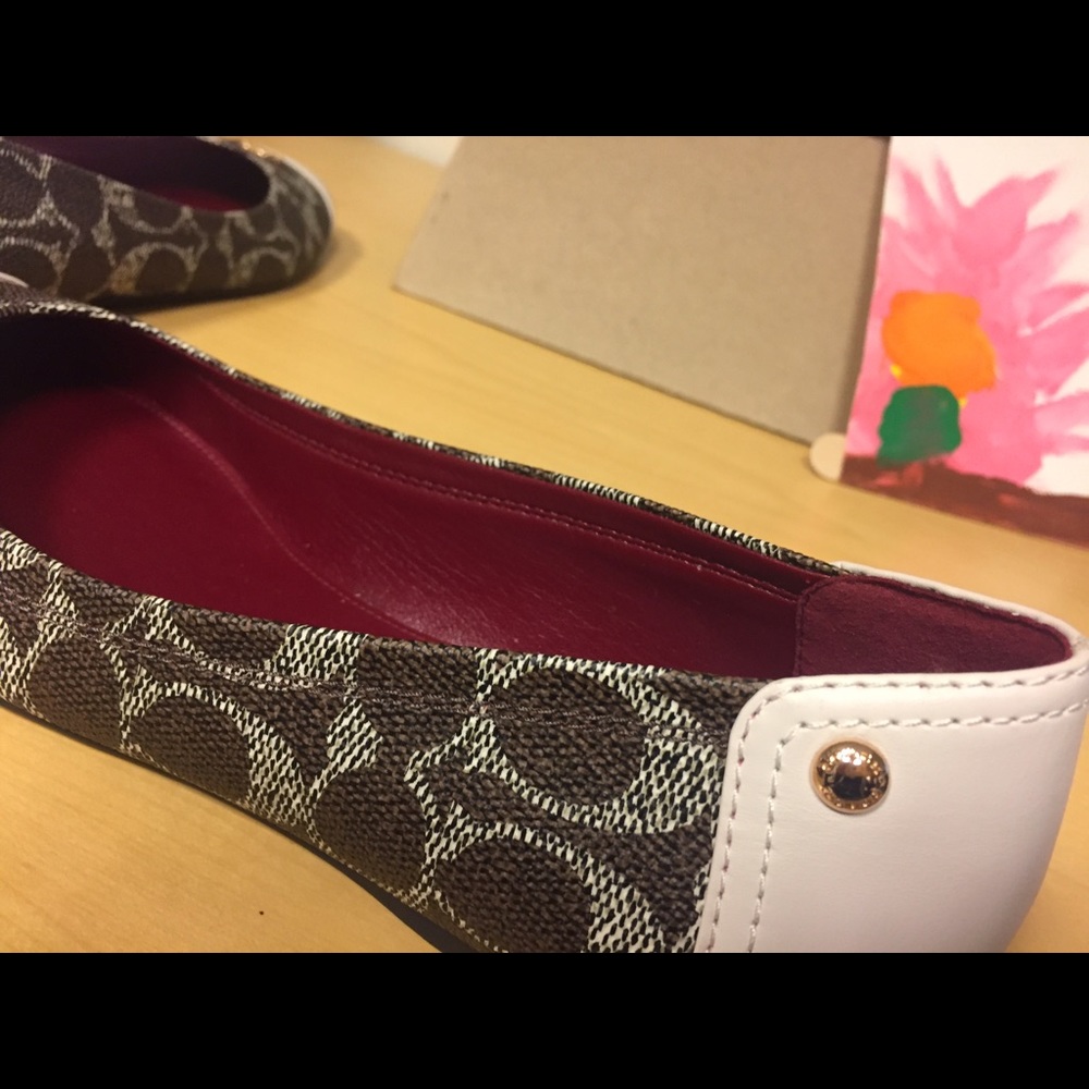 Coach leather signature flats - Picture 4 of 4
