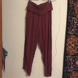 Free people relaxed high waisted pants