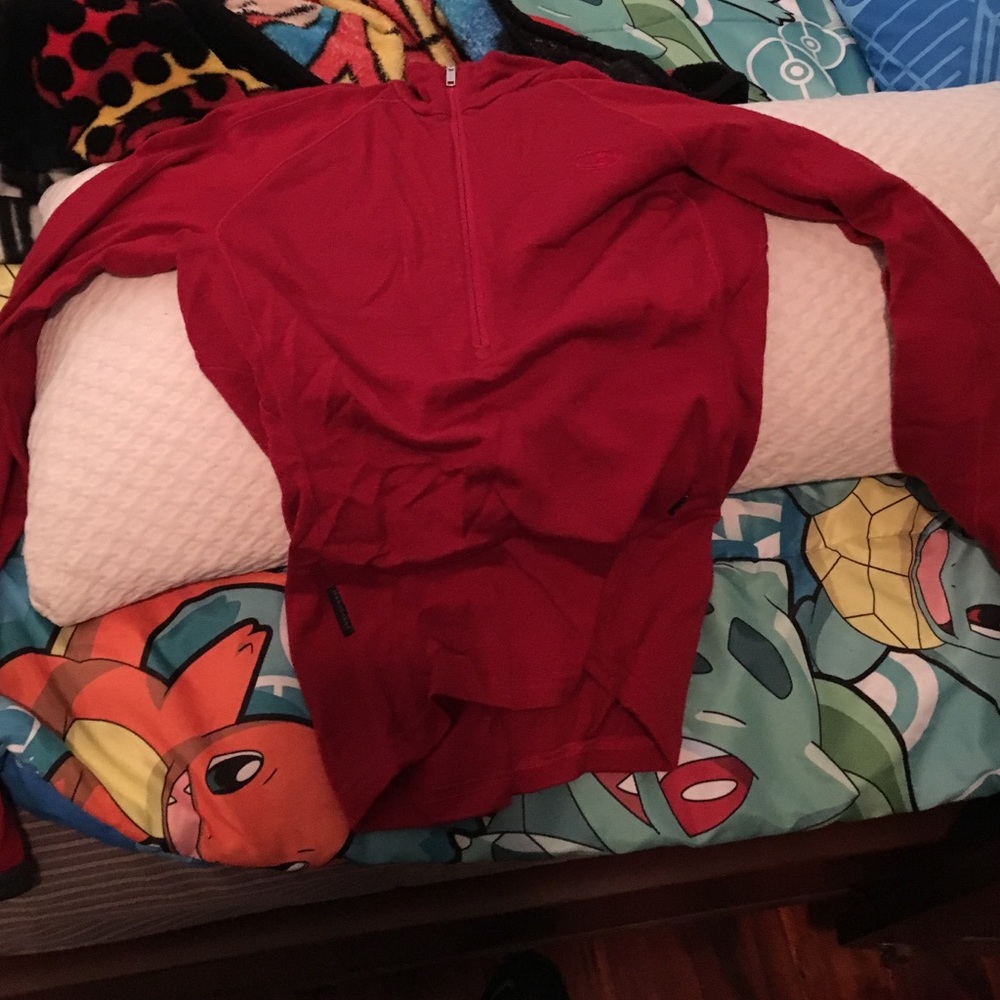 Icebreaker red sweater