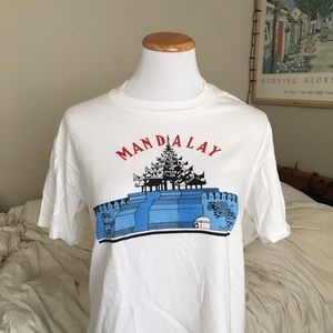 Vintage Myanmar Mandalay Tshirt Travel Graphic