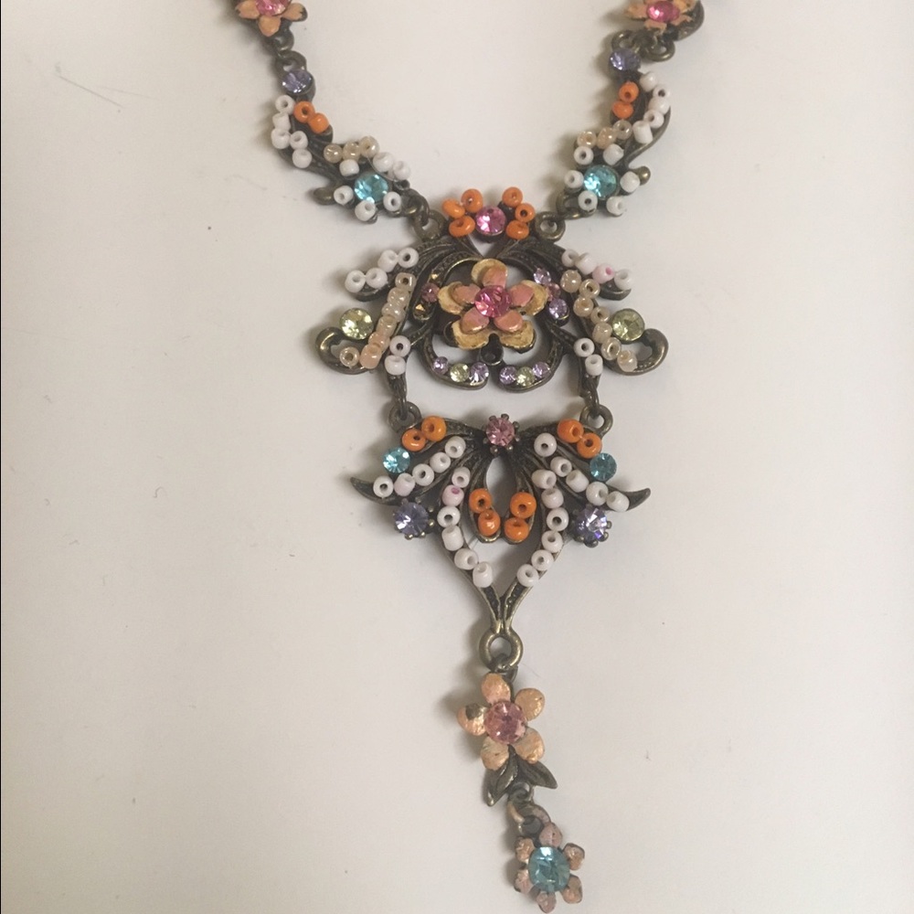 FLORAL GEM | Multicolor Necklace