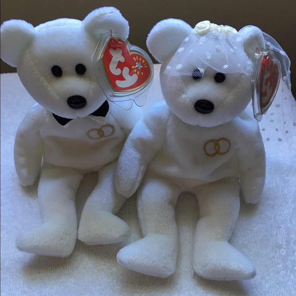Bride & Groom Beanie Babies