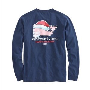 BRAND NEW Vineyard Vines long sleeve holiday tee