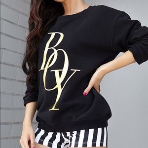 Forever 21 Sweatshirt with Boy logo