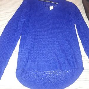 Blue See Through Jennifer Lauren Sweater