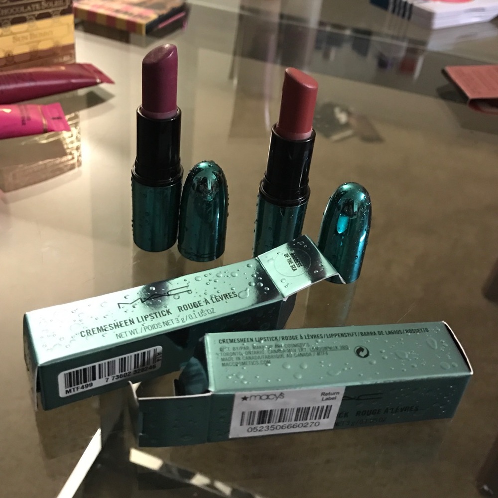 Mac limited addition lipsticks