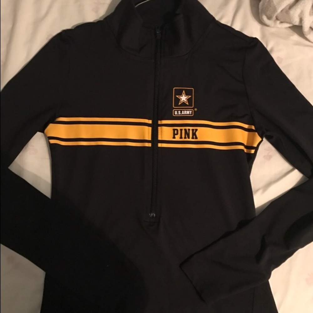 PINK U.S ARMY COLLECTION HALF ZIP