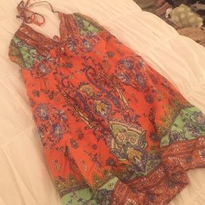 Brand new halter paisley dress