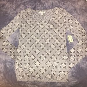Super soft lace back shirt
