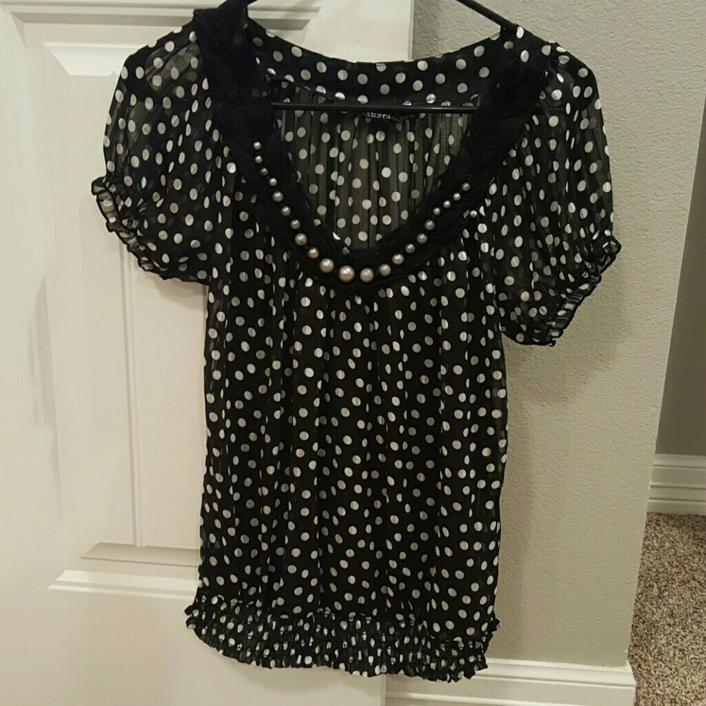 Polka Dot Blouse