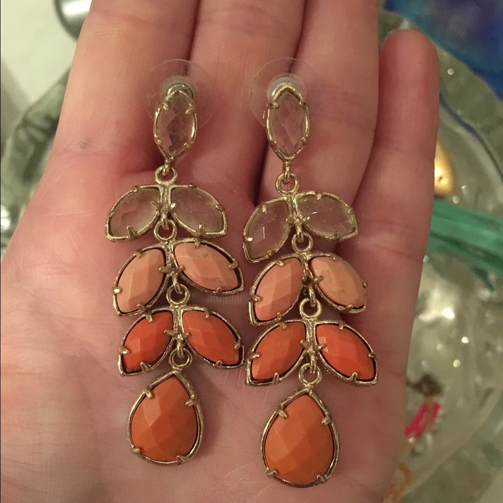 Kendra Scott Coral Vine Earrings