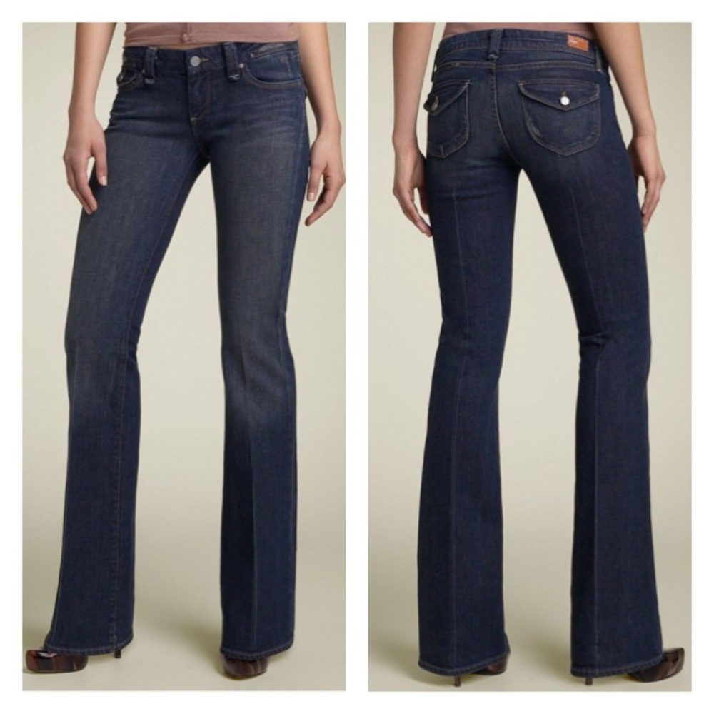PAIGE • "Pico" Flap Pocket Stretch in Black