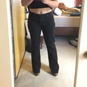 Merona Bootcut black wash jeans size 14 R