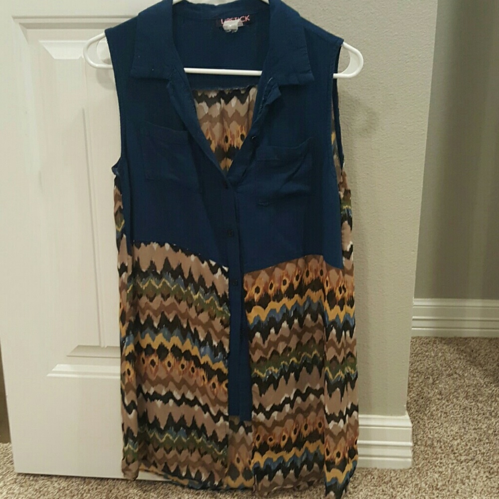 Button down tunic