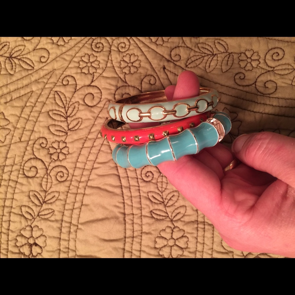 Bracelets for a pop of color