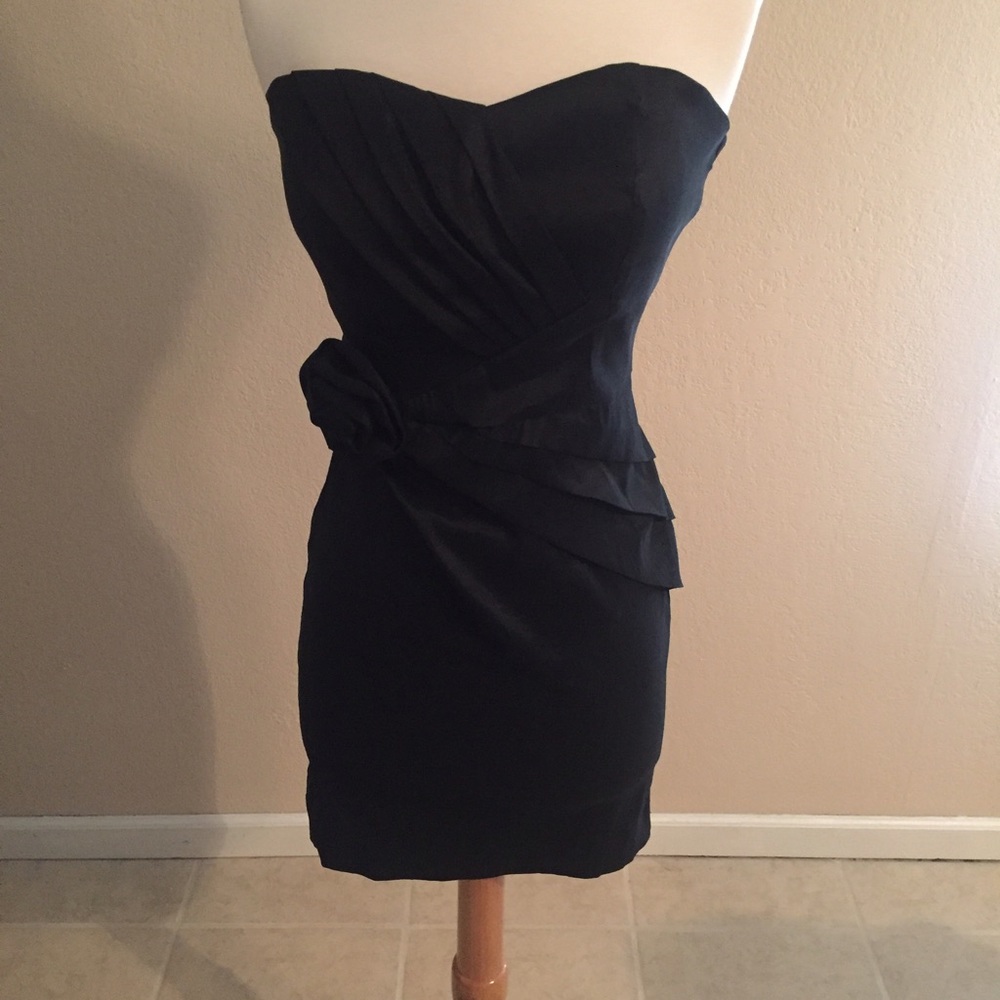 Strapless cocktail Little Black Dress