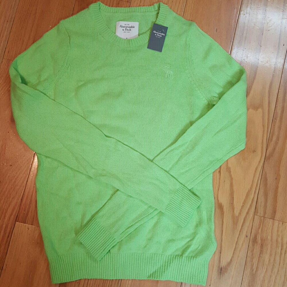 Lime green Abercrombie sweater