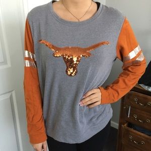 Victoria Secret PINK Texas glitter sweatshirt
