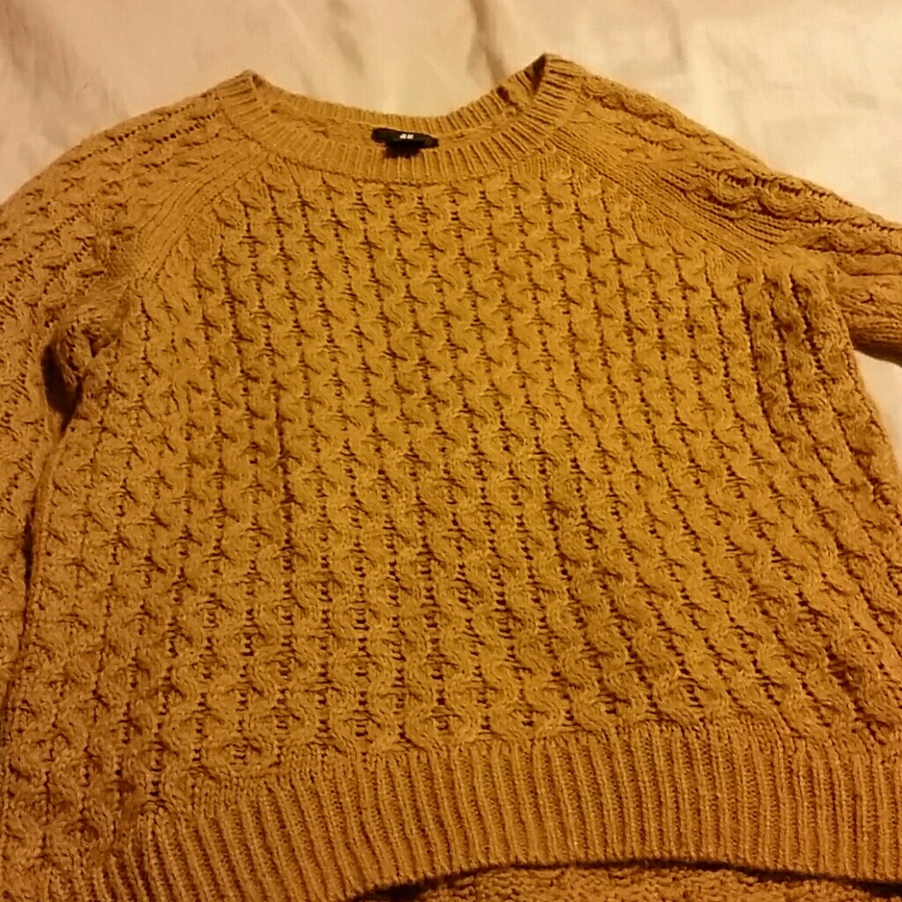Golden mustard sweater