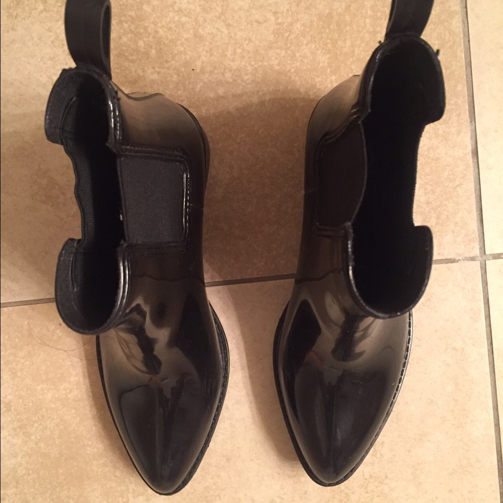 Black Rain Booties