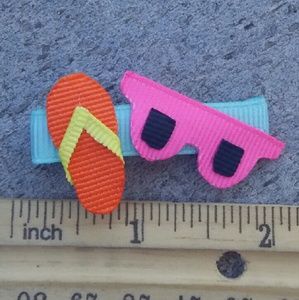 FUN in the sun handmade boutique hair clip