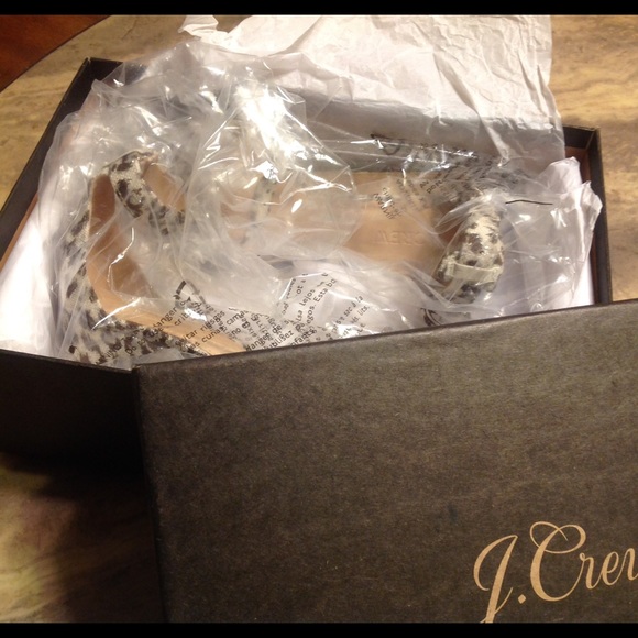 J. Crew Laila Leopard Wedges - Picture 3 of 5