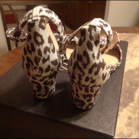 J. Crew Laila Leopard Wedges - Picture 4 of 5