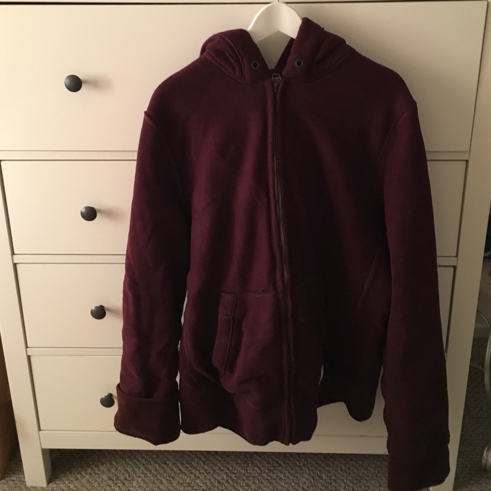 Quilted A&F hoodie jacket