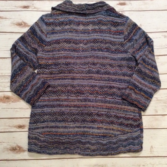 Alfred Dunner Multi Color Cardigan Size PL - Picture 3 of 3