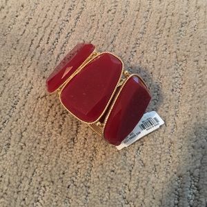 Red bracelet - Statement Bracelet